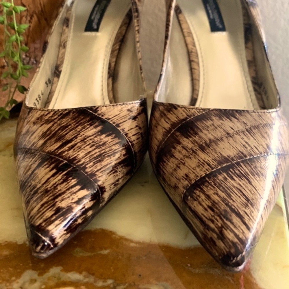 DOLCE & GABBANA eel stilettos heels, tan/brown. Did you hear? Eel's the deal! 38 - Picture 11 of 16